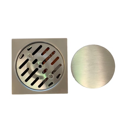 Σιφόνι δαπέδου Griglia Nickel